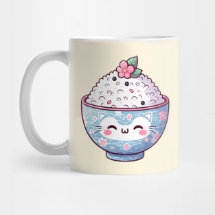 Cute Kawaii Rice Bowl Mug